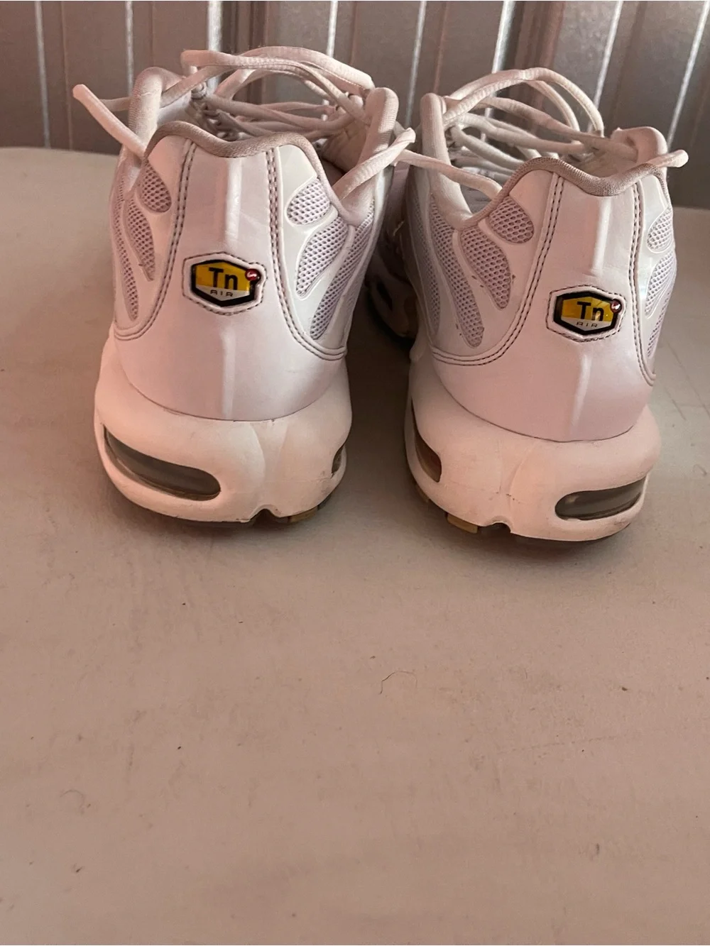 Nike Air Max Plus TN – Triple White – Men’s Size 15 👟🔥